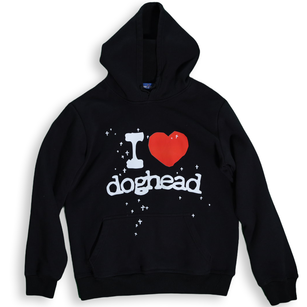 I Heart Doghead Hoodie (crosses)