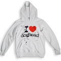 I Heart Doghead Hoodie (crosses)