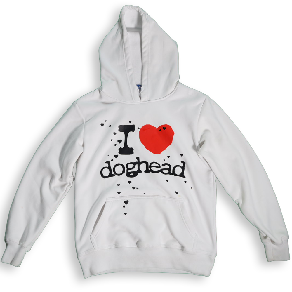 I Heart Doghead Hoodie (crosses)